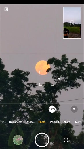 Behind the Scenes 📸 Shot on Smartphone 📱#photography #moon #naturephotography