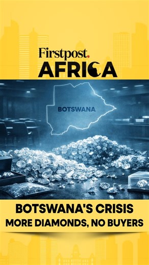 #FirstpostAfrica: Botswana, Africa’s leading diamond producer, is facing an unusual problem: too many diamonds and not enough buyers. A growing stockpile, cheaper lab-grown alternatives, shifting consumer values, and global market slowdowns are dulling the shine of an industry that drives around 30% of the country’s GDP. At the same time, US tariffs and global trade tensions are adding pressure, even as Botswana seeks new partnerships, including with Russia. With diamond revenues critical to gov