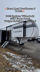 4.7K views · 105 reactions | Front Bunk Sprinter #rvliving #rv #rvtour | Tony T Rv Tumminello | Facebook