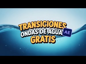 Free water wave transitions for After Effects