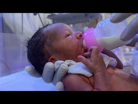 Little Baby Feeding in NICU 🏥💙 | Step-by-Step Feeding Guide #cute #baby