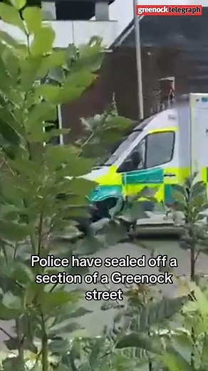 Police seal off Greenock street after incident #police #ambulance #greenock #incident | Greenock Telegraph