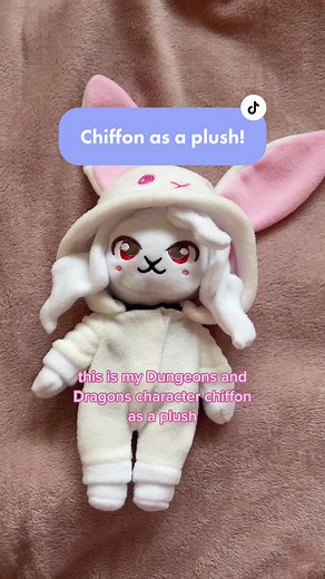 Custom Chiffon Plushie by Cezium Creates - Dungeons & Dragons Inspired