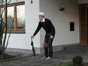 Man getting hit by Football (Simpsons)