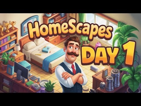 🔥 Homescapes DAY 1 🏡 | The Renovation Begins!