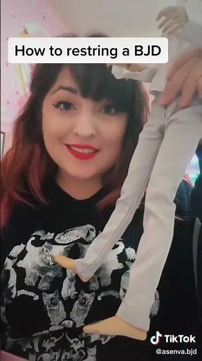 How to restring your BJD doll Part 3 #shorts