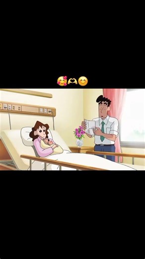 shinchan fist birthday in hospital 😘😊🥰 #comedy #shinchantelugu #shinchantelugu #shinchanepisodes