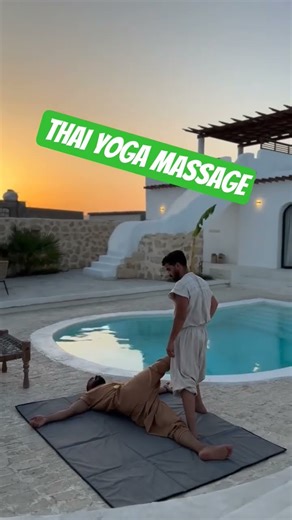 A set of Thai yoga stretches for the inner and outer muscles of the foot and the sciatic nerve