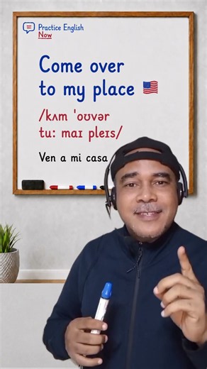 NO digas "Come to my house" en inglés 🚫 (Di esto mejor) #ingles #inglesencasa
