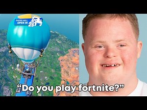 I let my "disabled" brother play fortnite (TROLL)