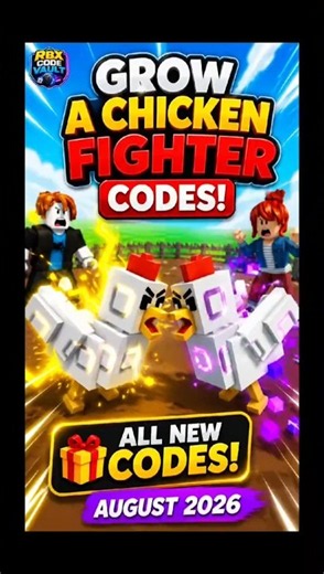 🔥 ALL NEW Grow a Chicken Fighter Codes (August 2026) #roblox #codes