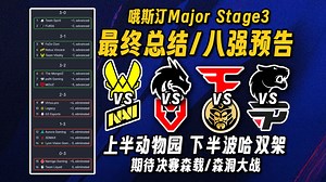 玩机器Stage3最终总结/八强赛程，paiN压线晋级让随机作业真王朝了，冠军组必须贴小蜜蜂夺冠，期待决赛森载大战