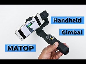 MATOP Smartphone Handheld Gimbal Unboxing & Review! (with video footage sample)