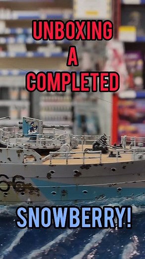 162K views · 3.9K reactions | HMS Snowberry in all her glory! Packed with lifelike details; rust streaks, weathered hull, and waves frozen in motion! #hobby #modelkit #ship #build #diy #scalemodel #toronto #mississauga #Canada #sunwardhobbies | Sunward Rockets | Facebook