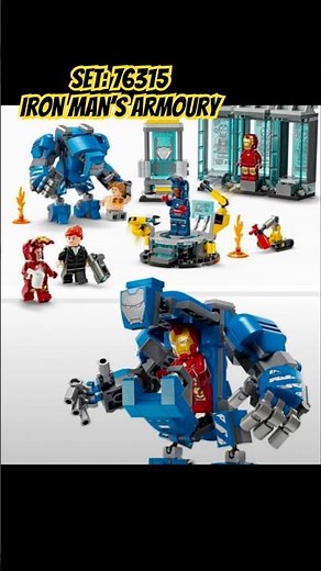 Is this the Best LEGO Iron Man Armoury set? #legomarvel