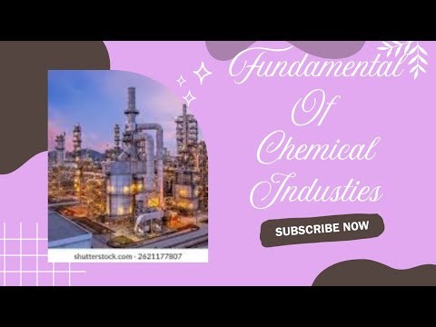 Basic Principles and Parameters For Industrial Plant Location. A) Unit Operation