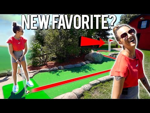 Elisha LOVES This Mini Golf Course!