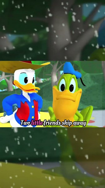 Donald Becomes Frog🐸 | #shorts #mickeymouse #viral | Donald and Prince Frog👑 | Lady Moo @disneyjr⁩