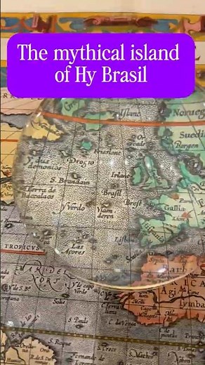 Come and explore the mythical land of Hy Brasil #history #antiquemap #map #mythology