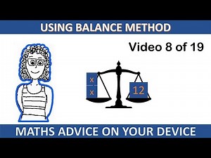 2-STEP ALGEBRA SOLVED! 2x + 5 = 17 Using the Balance Method!.jpg" ⚖️ (Episode 8/19)