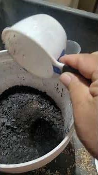 How to inoculate biochar the fast way. #capcut #garden