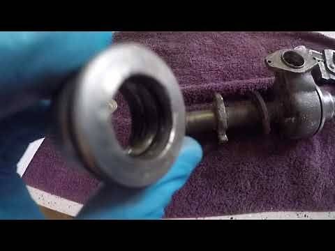 Volvo 280 outdrive tilt mechanism strip and rebuild