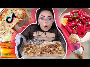 جربت وصفات تيك توك للأكل 😱 | باستا وردية مع الجبن 🧀🤤🤯