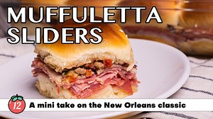 50K views · 128 reactions | "As New Orleans natives I wasn't sure how my family would react to this recipe, but they all ended up LOVING it. Great way to make 'em for a big group!" Get the recipe here: https://12tomatoes.com/muffuletta-sliders/ #sandwiches #recipe #foodlover #easyrecipes | 12 Tomatoes | Facebook