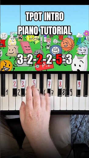 TPOT Intro Piano Tutorial #shorts