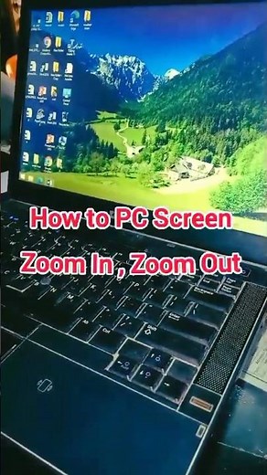 how to zoom in and zoom out screen in PC or laptop #shorts #computer #shortcutkeys #shortsvideo