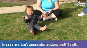 1.3K views · 15 reactions | Do you wonder when baby will start to babble? When they will say their first words? Watch this video to track some of baby's important first year communication milestones! #MilestoneMonday ➡️ Check out all of baby's communication milestones by age: https://pathways.org/topics-of-development/communication/#2 | Pathways.org | Facebook