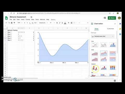 Google Sheets/Behavior Tracking Tutorial