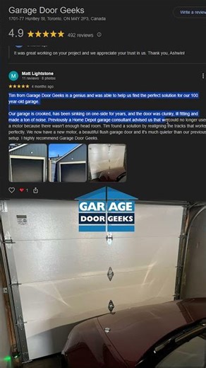 Google Reviews(1) for Garage Door Geeks