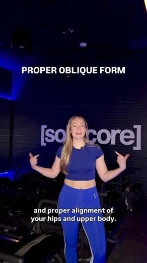 Do you hate Obliques? You won’t after watching this video (ok, no promises). Senior Training Manager Karina shows how upper body alignment and pelvis position are key to maximizng your strength and preventing injury. #solidcore #fitness #education