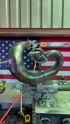 Dirt Bike Pipe Repair! Text me for more information (408) 320-5736 #BeforeAndAfter #FilmTok #ArtTok #HowTo #SmallBusiness #welding