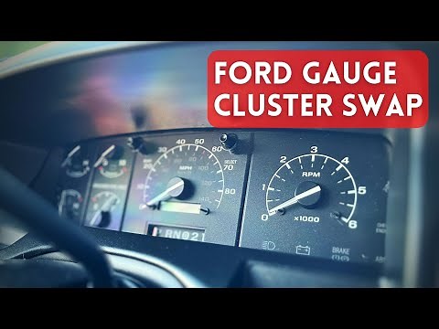 Gauge Cluster Swap and Repair - Adding Tach to OBS F150