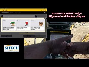 Earthworks Infield Design Alignment and Section Slope