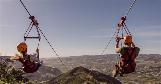 Feel the rush on California’s longest and fastest ziplines not far from L.A.
