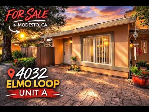 Modesto CA Home For Sale | 4032 Elmo Loop Unit A | Affordable Modesto Real Estate