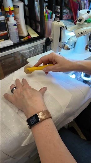 Speed up your crazy quilt piecing with a seam roller! #crazyquilt #quilting #learntosew