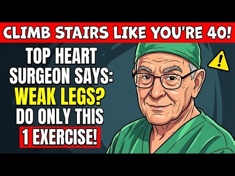 Over 60? The ONLY 5 Exercises To Climb Stairs Easily — Surgeon Approved! | Senior Health Tips