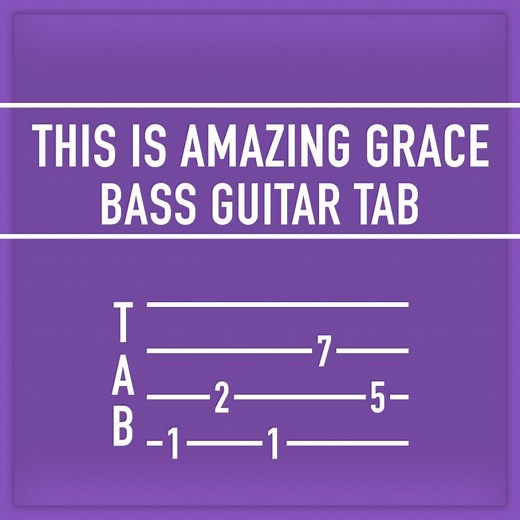 This is Amazing Grace Bass Guitar Tab - Worship Team Resources