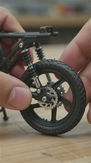 Mini Bike Engine Assembly 🔥 Satisfying Miniature Motorcycle Build #shorts