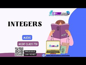 Integers | NCERT Class 7 MATHS | CBSE