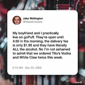 Browse new wine & beer 🍷🍺 Stock up on hard liquor 🍸🍹 Try fun flavored drinks 🥂 Get your alcohol on goPuff. Delivery is always just $1.95 | Gopuff