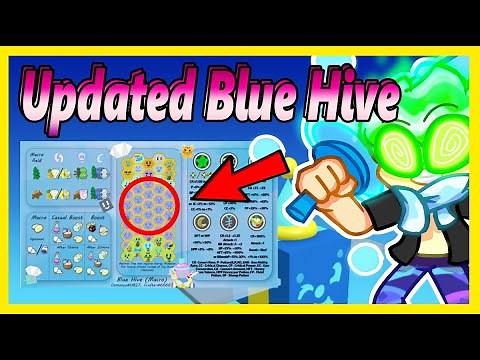 🐝 THE PERFECT BLUE HIVE BUILD updated TUTORIAL GUIDE BEE SWARM SIMULATOR 🐝