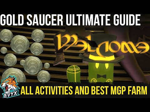 Gold Saucer ULTIMATE GUIDE | Best MGP Farm and ALL Activities!