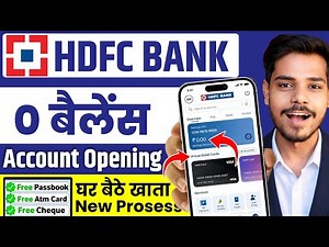 HDFC Bank Account Opening Online - 2026 | How to open HDFC Saving Account Online