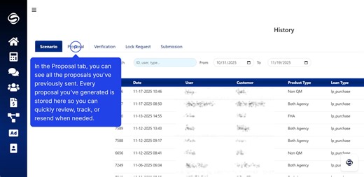 Learn how to navigate and use the History tab effectively in your system. This walkthrough explains everything inside the History section—from past scenarios and proposals to verifications, lock requests, and submissions. You’ll discover how to quickly search, filter, and revisit any activity with ease. 👉 In this video, you’ll learn how to: Access and understand the History tab layout Review past scenarios and proposals Locate verifications, lock requests, and submissions Use search tools and f