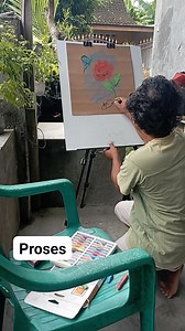 Menggambar bunga dan kupu-kupu #reels #gambarbunga #mewarnai | Ags Sketsa Art